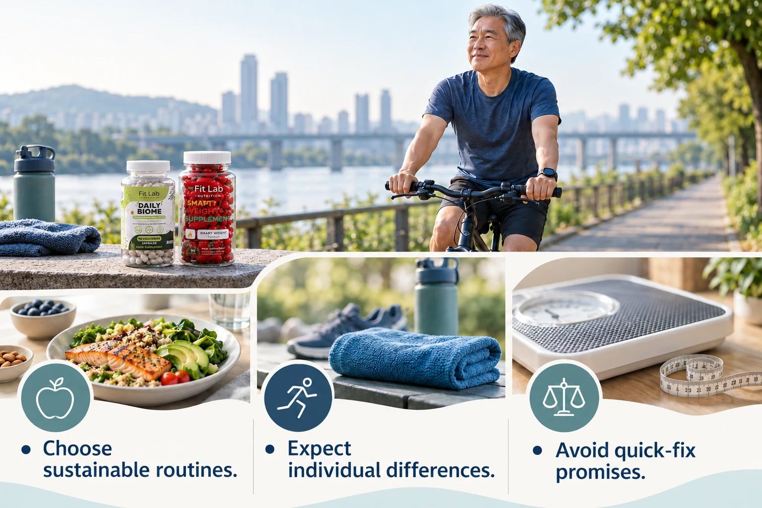 Metabolism, Energy and Weight Management With Realistic Expectations: Choose sustainable routines. Expect individual differences. Avoid quick-fix promises.
